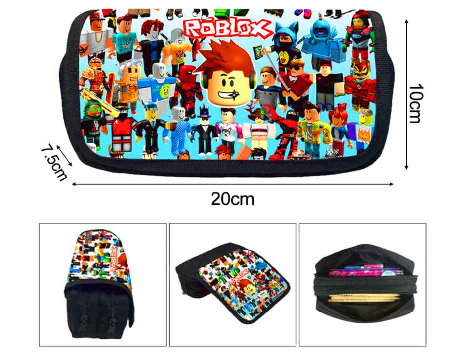Roblox Fanartikel hier zum Beispiel ein Federmäppchen.