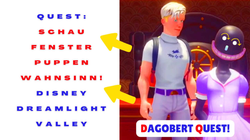 Dagobert Duck (Scrooge McDuck) Quest: Schaufensterpuppenwahnsinn aus dem Gameloft Steam Spiel: Disney Dreamlight Valley deutsch German 2025